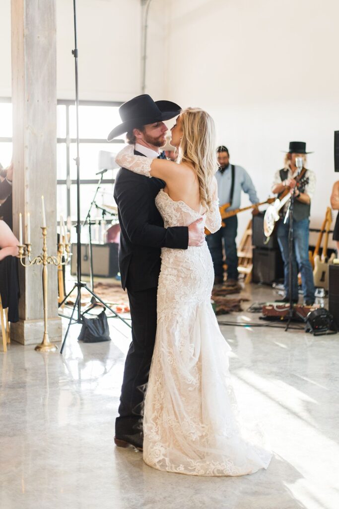 First dance at Diamond A Ranch.