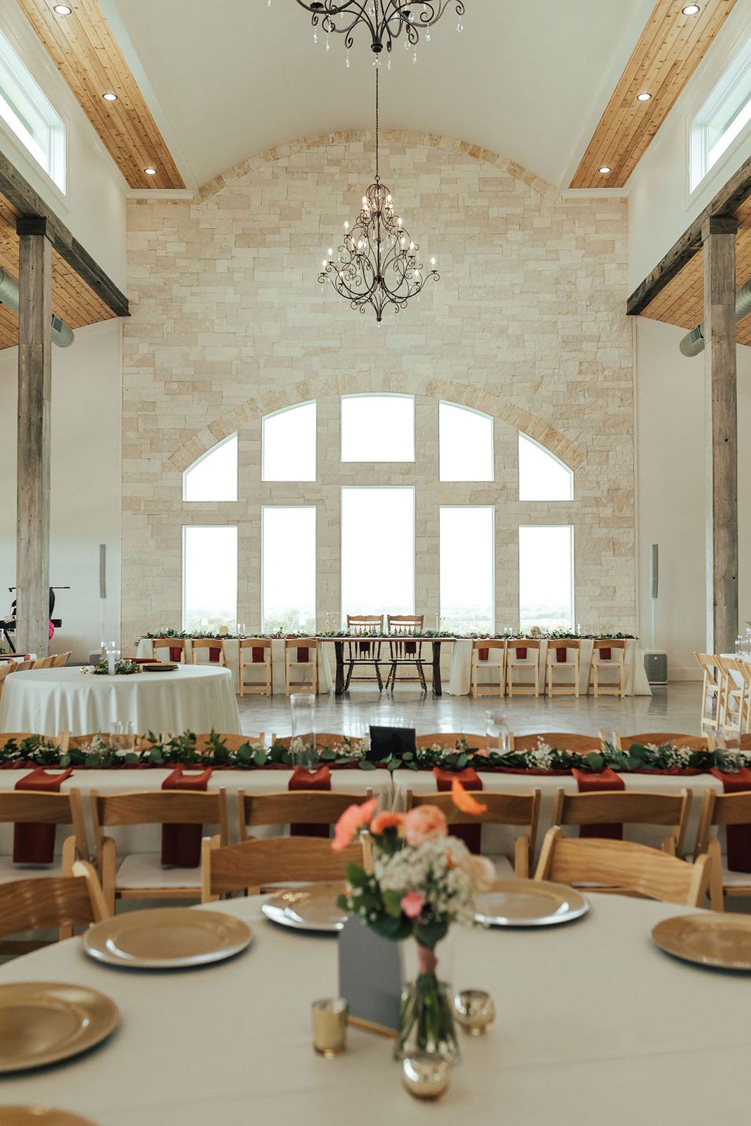 hill country wedding venue interior