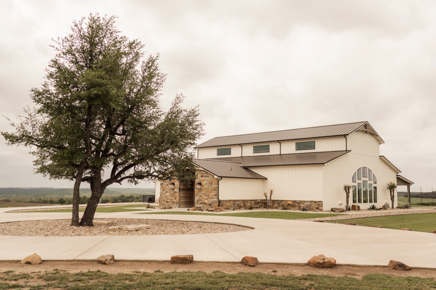 A view of the Diamond A Ranch, a wedding weekend venue in Texas