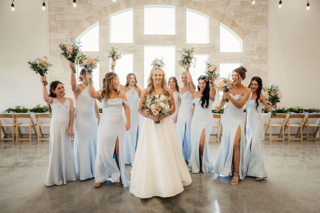 large wedding at Hill Country wedding venue