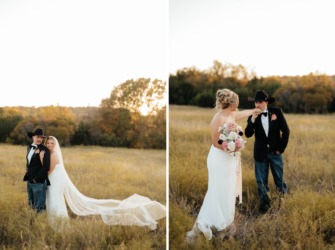 Fall wedding in North Texas